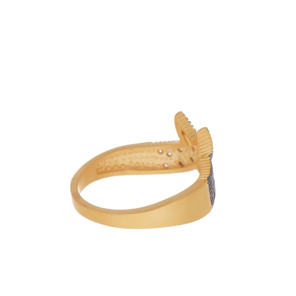 Freida Rothman Indigo Armour Pointed Ring - Picture 3 of 8